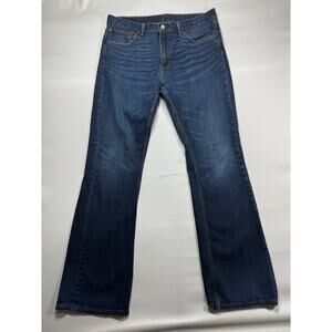 Levi's 527 Men's Low Rise Bootcut Blue Denim Jeans- Size 36x34